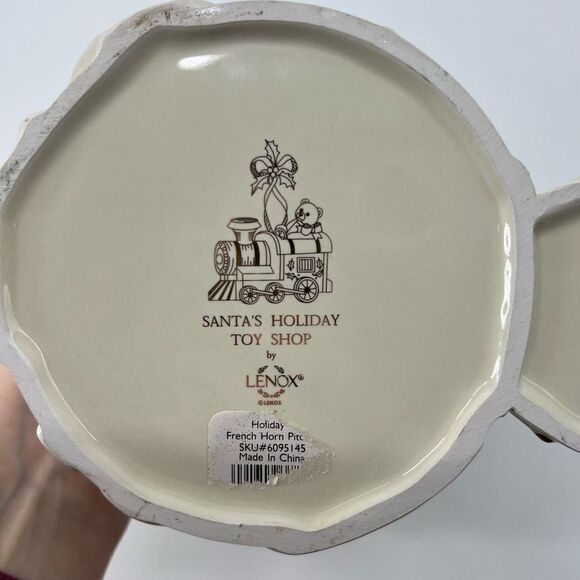 Lenox Holiday ToyShop Elf French Horn Pitcher - Picture 5 of 5